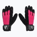 Guanti da allenamento RDX W1F Full Finger rosa 2