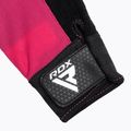 Guanti da allenamento RDX W1F Full Finger rosa 5