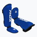 RDX T1 Shin Instep Guards blu/bianco protezioni per tibia e piede 3