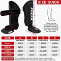 RDX T1 Shin Instep Guards blu/bianco protezioni per tibia e piede 8