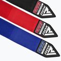 Bendaggi da boxe RDX Hand Wraps Combine Plus rosso/nero/blu 8