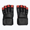 RDX L4 Guanti da allenamento per il sollevamento pesi in pelle rosso/nero 2