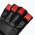 RDX L4 Guanti da allenamento per il sollevamento pesi in pelle rosso/nero 4