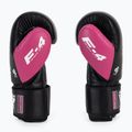Guanti da boxe RDX REX F4 rosa/nero 4