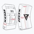 RDX Arm Pad Gel Kick Shield Nero pesante 5