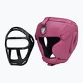 Casco da boxe RDX Guard Grill T1 rosa 4