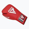 Guanti da boxe RDX Apex Competition Fight Lace Up rosso 2