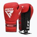 RDX Apex Lace Up Guantoni da boxe per allenamento e sparring rosso