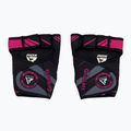 RDX Weight Lifting X1 Guanti da allenamento rosa con cinturino corto