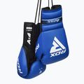 RDX Apex Lace Up Guantoni da boxe per allenamento e sparring blu 4