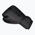 Sacco da boxe RDX F6 Junior + guantoni da boxe nero opaco 4