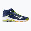 Scarpe da pallavolo uomo Mizuno Wave Lightning Z3 Mid blu V1GA170571 2