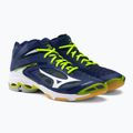 Scarpe da pallavolo uomo Mizuno Wave Lightning Z3 Mid blu V1GA170571 5