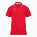 Maglietta per bambini Mizuno Polo red/white