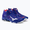 Scarpe da pallavolo uomo Mizuno Wave Lightning Z5 Mid blu V1GA190500 5