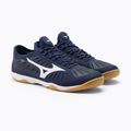 Scarpe da calcio Mizuno Rebula Sala Elite IN da uomo blu navy Q1GA202001 5