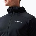 Felpa in pile Berghaus Heuberg Hoody uomo nero/nero 7