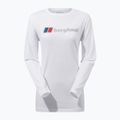Maniche lunghe Berghaus Boyfriend Big Classic Logo donna bianco puro