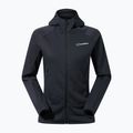 Felpa in pile da donna Berghaus Heuberg Hoody jet nero/grigio gessato marl 12