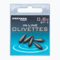 Pesi per olive Drennan con punto d'ago 5 pezzi.