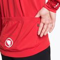 Endura Xtract Roubaix da uomo, manica lunga da ciclismo, rosso 4