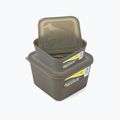 Avid Carp Bait Tub Deep Size con coperchio e coperchio marrone 3