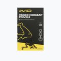Avid Carp Terminal Ringed Hookbait Swivels nero 2