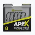 RidgeMonkey Ape-X Beaked Point Ganci spinati grigio RMT288 2