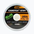 Treccia per carpe Fox International Camotex Stiff camo