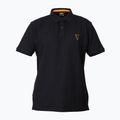 Polo Fox International Collection nero/arancio da uomo