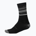 Calze da ciclismo Endura BaaBaa Merino Stripe nero opaco