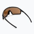 Occhiali da sole Endura Dorado II 3+1+1 nero opaco / tinta fumo / oro pieno a specchio 3