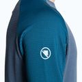 Endura Singletrack Fleece ciclismo a maniche lunghe da uomo blu ensign 4