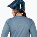 Manica lunga ciclismo donna Endura Singletrack blu acciaio 7