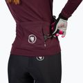 Maglia a maniche lunghe da ciclismo Endura Xtract Roubaix da donna, color melanzana 6