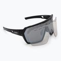 Occhiali da sole Endura Singletrack nero/platino revo smoke/argento chiaro flash mirror