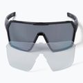 Occhiali da sole Endura Singletrack nero/platino revo smoke/argento chiaro flash mirror 6