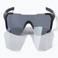 Occhiali da sole Endura Singletrack Frameless nero/platino revo smoke/argento chiaro flash 5