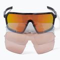Occhiali da sole Endura Pro SL nero/tramonto revo marrone/argento chiaro flash mirror/ambra 5