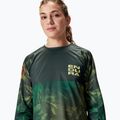 Maglia ciclismo donna a manica lunga Endura Tropical Print Ltd ghillie verde 5