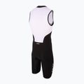 Tuta da triathlon lunga distanza ZONE3 Lava da uomo nero/bianco/rosso 2