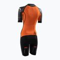 Muta da triathlon ZONE3 Versa Swimrun da donna, nero/arancio/metallo chiaro 2