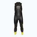 ZONE3 Uomo senza maniche Vision Muta triathlon nero/lime/gun metal 2