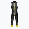 ZONE3 Uomo senza maniche Vision Muta triathlon nero/lime/gun metal 3