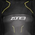 ZONE3 Uomo senza maniche Vision Muta triathlon nero/lime/gun metal 4