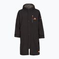 Cappotto ZONE3 Parka oversize in pile polare black/orange