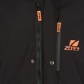 Cappotto ZONE3 Parka oversize in pile polare black/orange 5