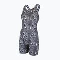 Costume intero da donna ZONE3 OWS Renew Short Leg Knee Skin nero/bianco 6