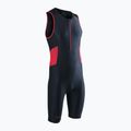 Tuta da triathlon ZONE3 Activate Trisuit uomo nero/rosso