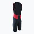 Tuta da triathlon ZONE3 Activate Trisuit uomo nero/rosso 4